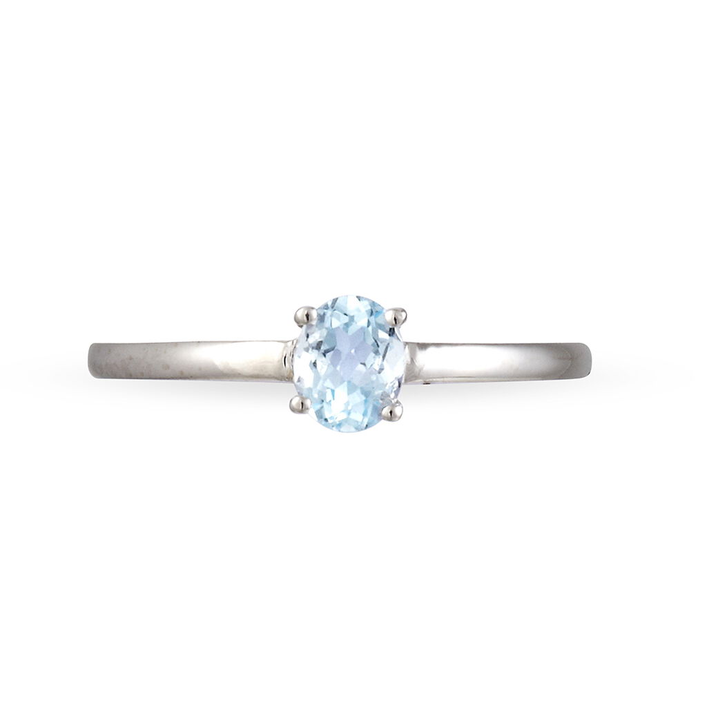 Bague Lily Or Blanc Tanzanite - Spannringe Damen | OROVIVO