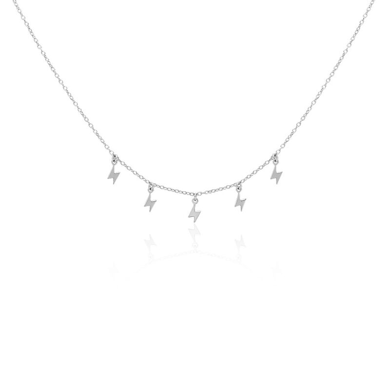 Collier Electra Argent Weiss - Spannringe Damen | OROVIVO