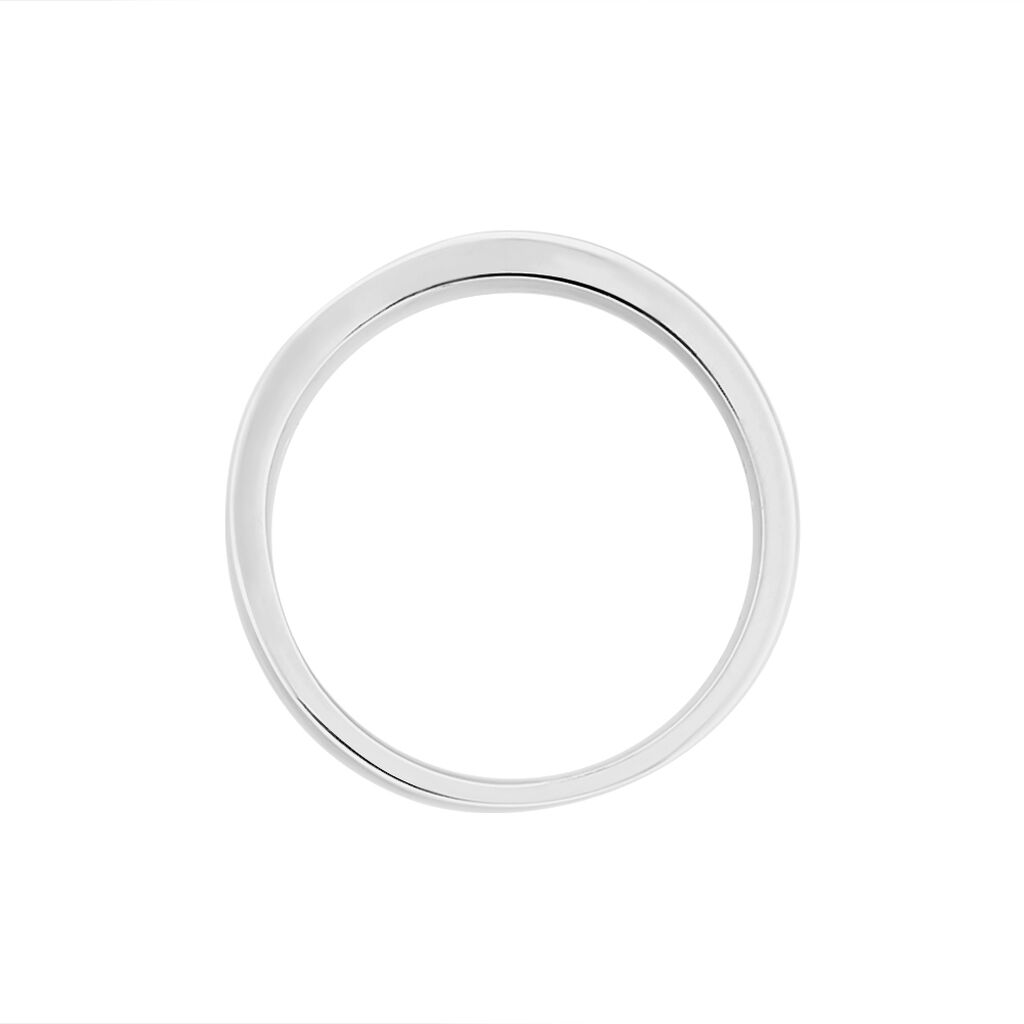 Damen Ring Silber 925 Diamant Wei&szlig; 0,01 ct Welle B 21 mm