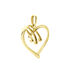 HERZ PICCO 2 Damen Anhänger Gold 375 (9 Karat) Diamant Weiß 0,01 ct Herz