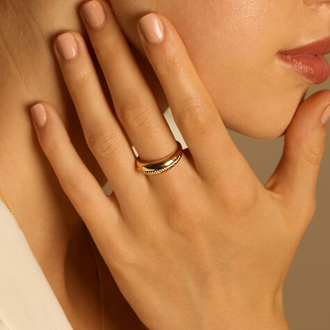 Damenring Gold 375 Zirkonia Yamila - Eheringe mit Stein Damen | OROVIVO