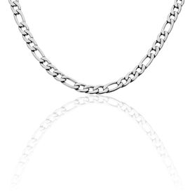 Unisex Gliederkette Figarokette Edelstahl 55cm - Ketten ohne Anhänger Unisex | OROVIVO