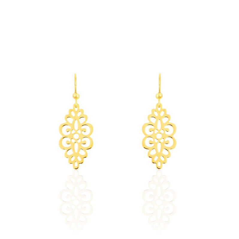 Boucles D'oreilles Pendantes Marie-celiane Or Jaune - Spannringe Damen | OROVIVO