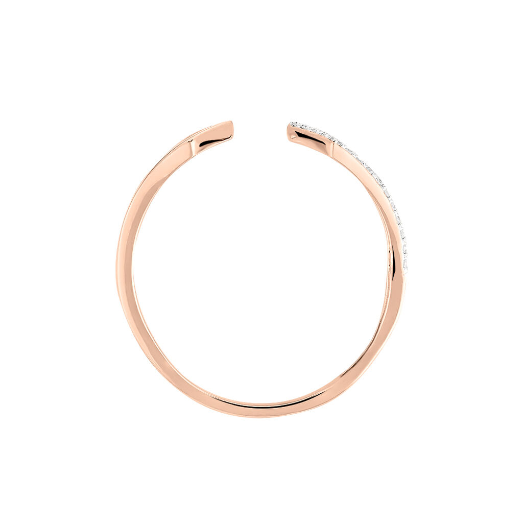 Bague Anouk Or Rose Diamant - Spannringe Damen | OROVIVO