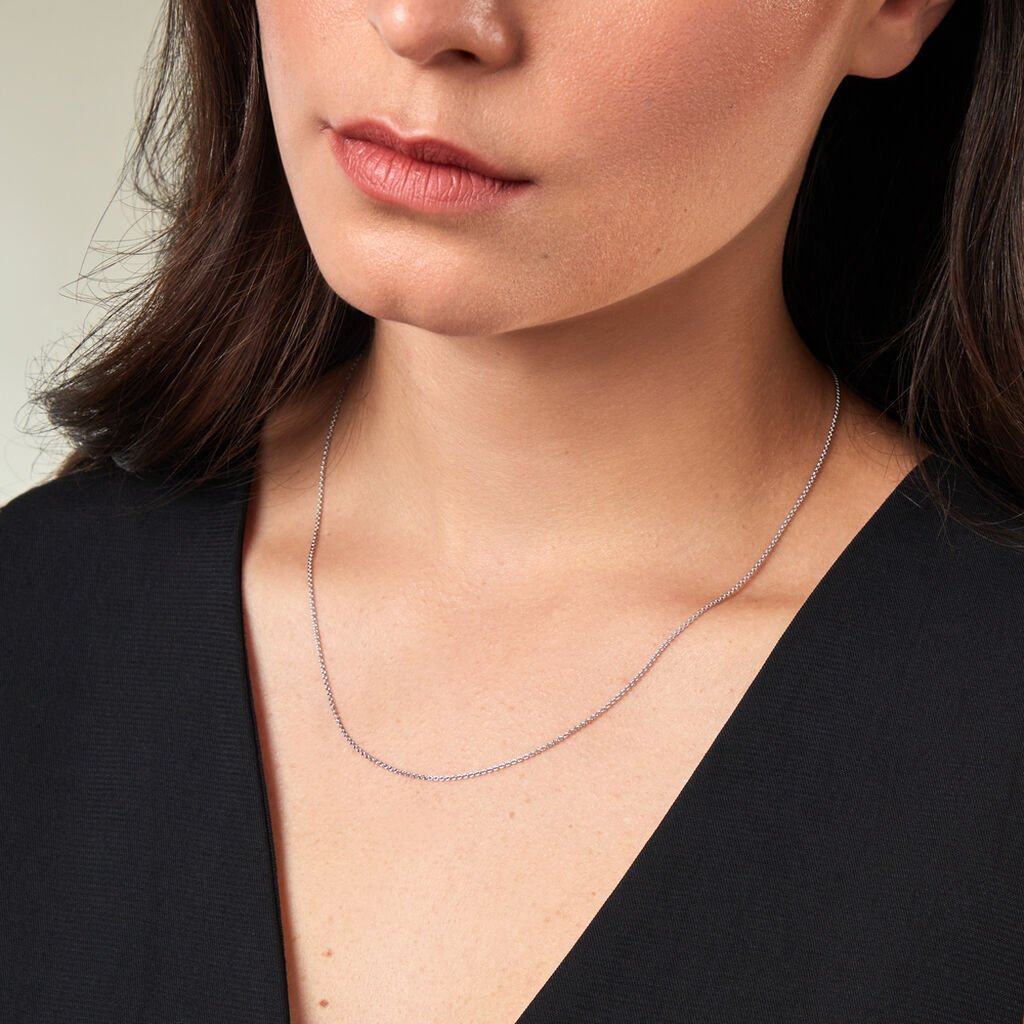 Unisex Kette Weißgold 585 4,5cm -  Unisex | OROVIVO