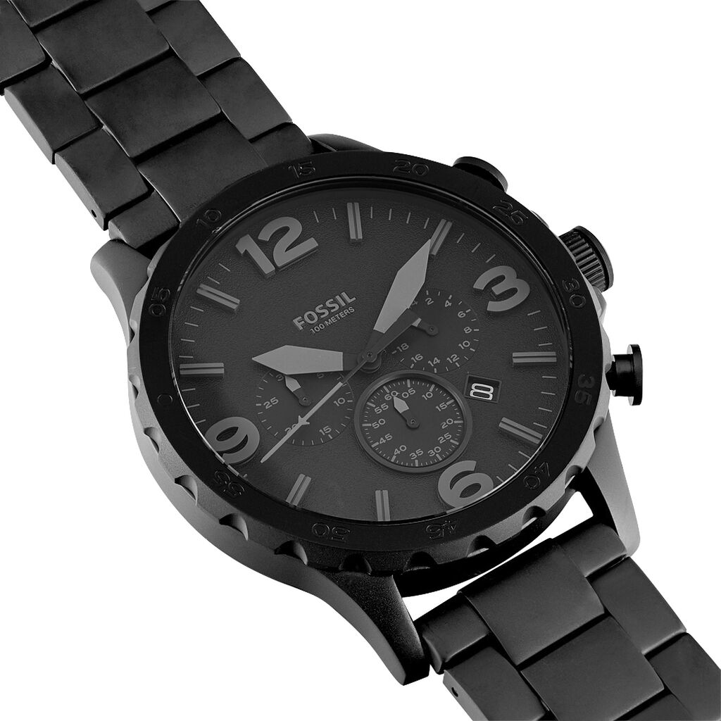 Fossil Herrenuhr Nate JR1401 Quarz Chronograph