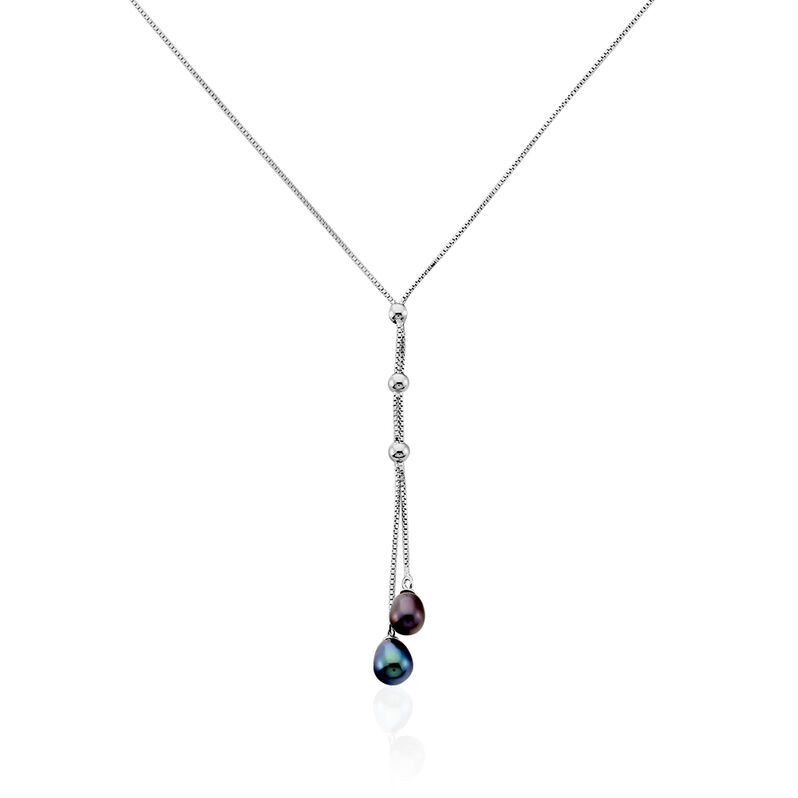 Collier Argent Perle De Culture - Spannringe Damen | OROVIVO