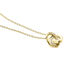 KNOT Damen Collier Gold 375 (9 Karat) Diamant Wei&szlig; 0,05 ct B 6 mm