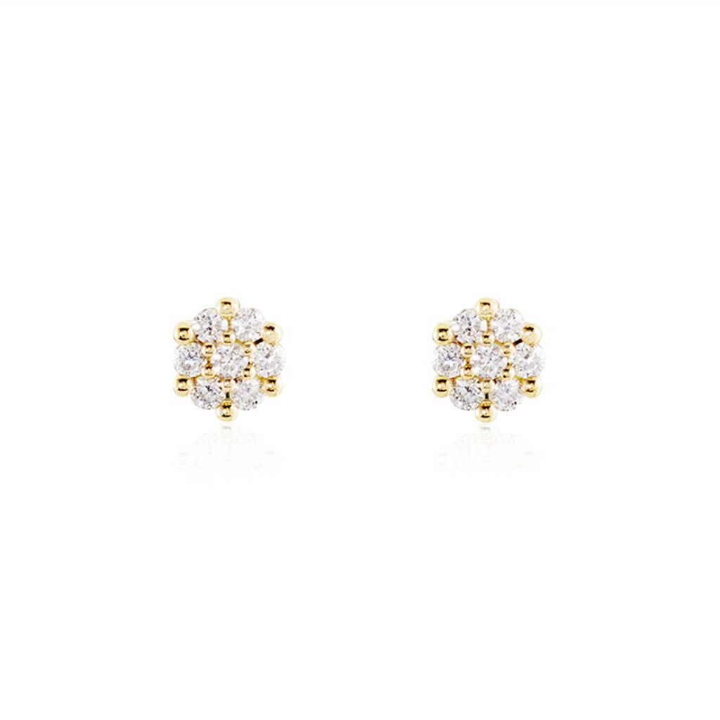 Damen Ohrstecker Gold 750 Diamant 0,3ct Carocla  - Ohrstecker Damen | OROVIVO