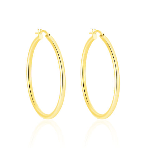 KRIM Damen Creolen Gold 585 (14 Karat) B 2 mm