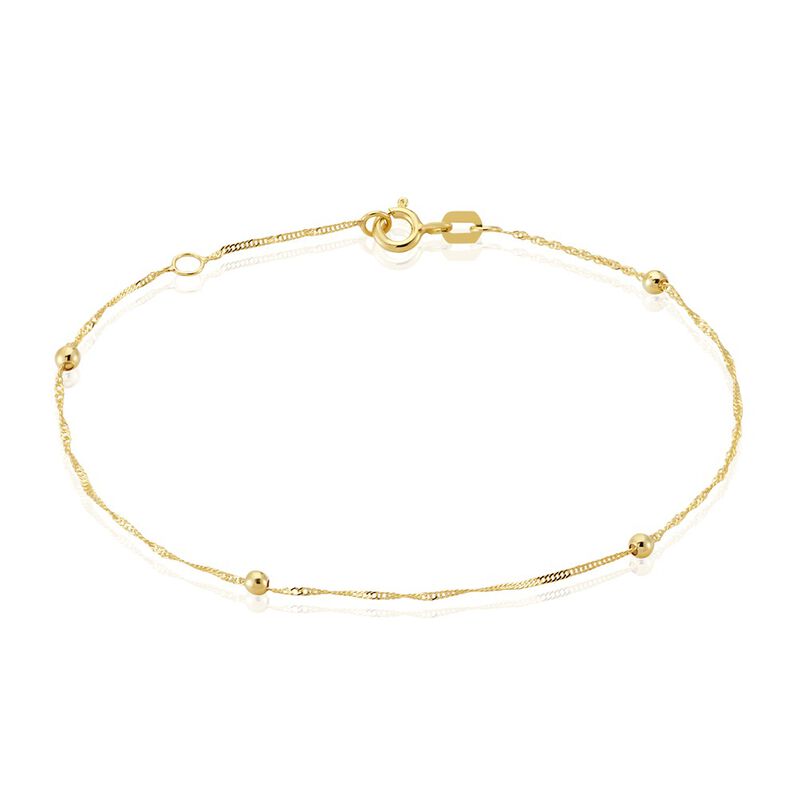 INDIRA Damen Armband Gold 375 (9 Karat) B 1 mm - Armbänder Damen | OROVIVO