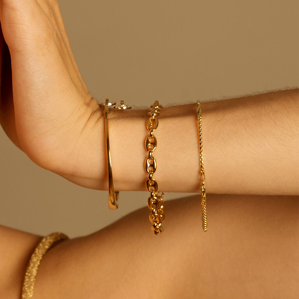 Damenarmband Messing Gold plattiert - Armbänder Damen | OROVIVO