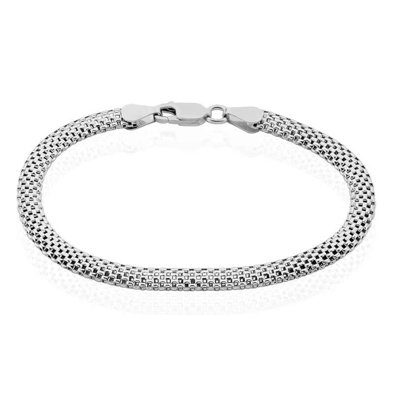 Bracelet Christine Argent Blanc - Spannringe Damen | OROVIVO