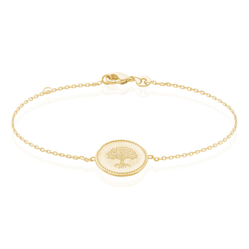 Bracelet Plaque Or Jaune Aziliza - Spannringe Damen | OROVIVO