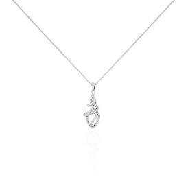 Damen Halskette Silber 925 Zirkonia Emma - Ketten mit Anhänger Damen | OROVIVO