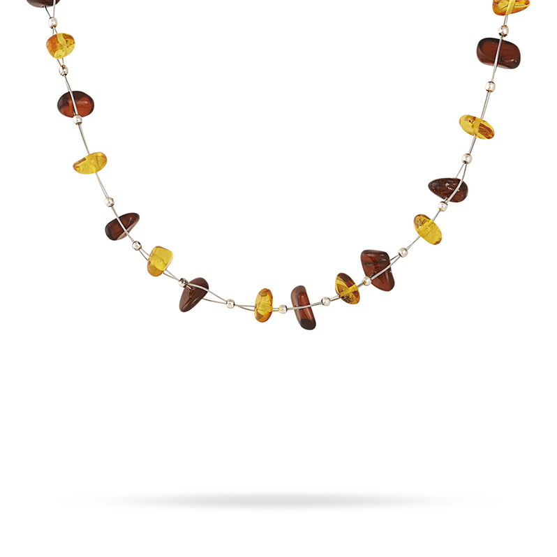 Collier Marie-felicieae Acier Blanc Ambre - Spannringe Damen | OROVIVO