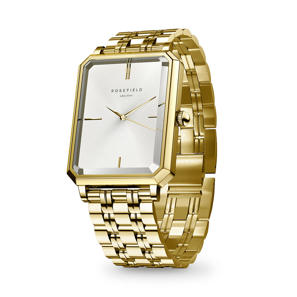 Montre Rosefield Octagon Weiss