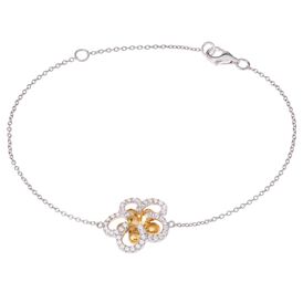 Damenarmband Silber 925 Vergoldet Bicolor Zirkonia - Armbänder Damen | OROVIVO