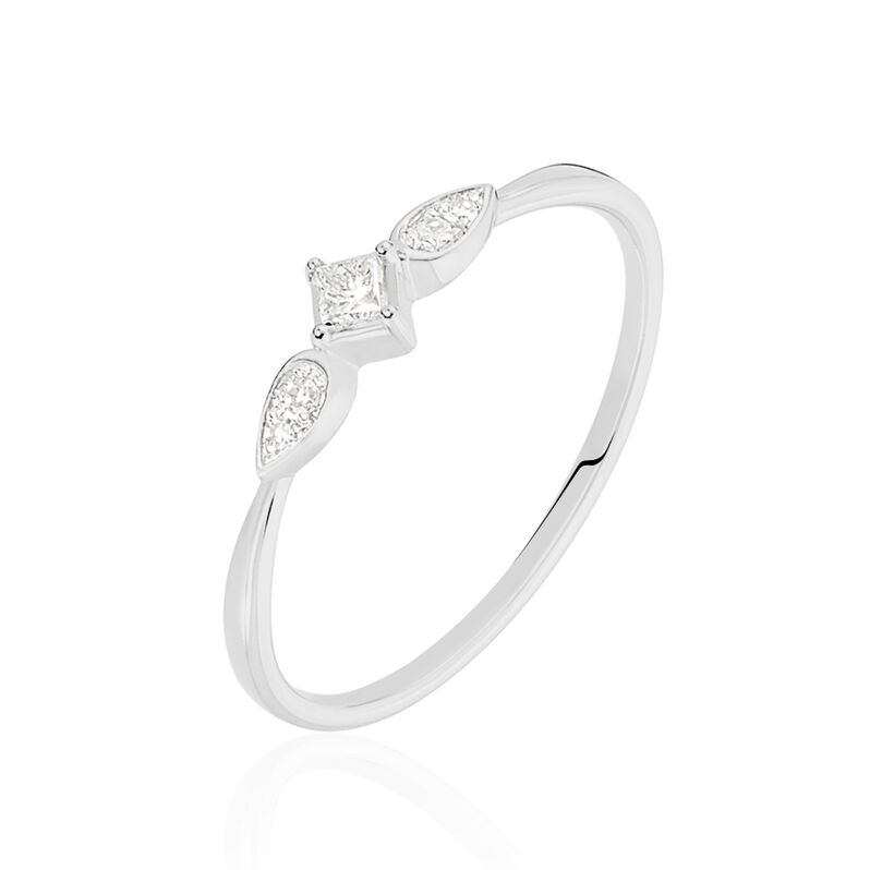 Bague Or Weiss Art Deco - Spannringe Damen | OROVIVO