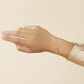 Damenarmband Silber 925 vergoldet Chalcedon - Armketten Damen | OROVIVO