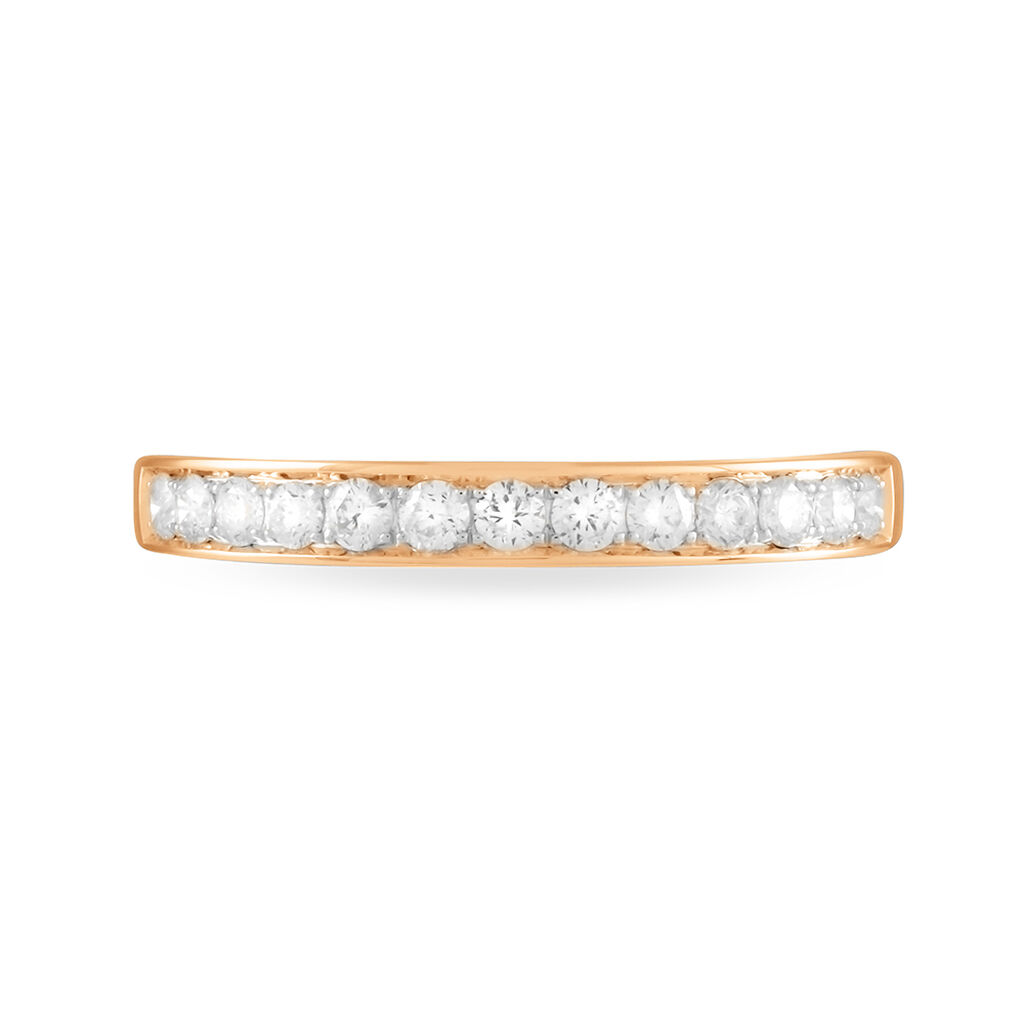 Demi-alliance Or Rose Rhea Diamants - Spannringe Damen | OROVIVO