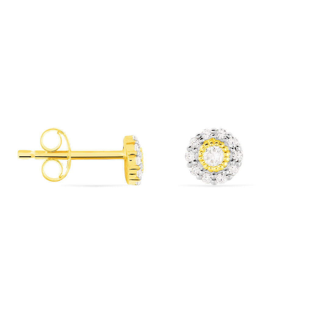 Boucles D'oreilles Adelisa Or Jaune Puce - Spannringe Damen | OROVIVO
