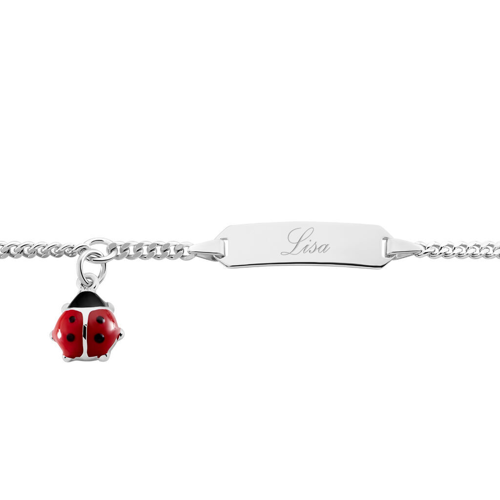 Kinder ID Armband Panzerkette Silber 925 - Armbänder mit Gravur Kinder | OROVIVO