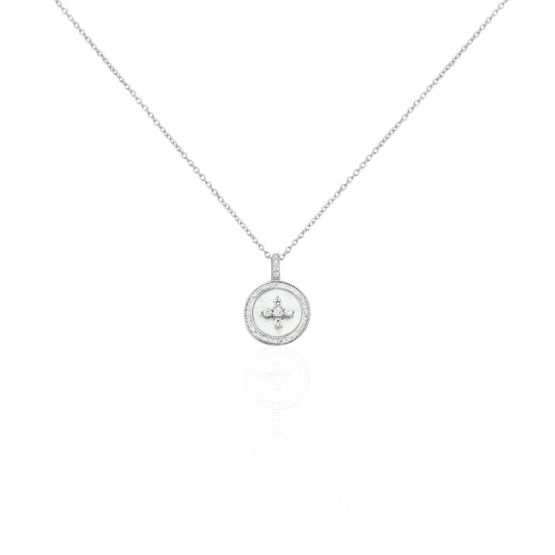 Collier Argent Rhodie Pelina Pastille Na - Spannringe Damen | OROVIVO