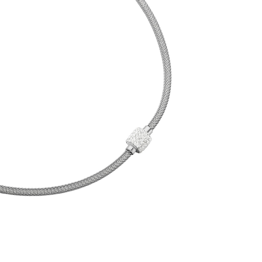 Damen Halsreif Edelstahl Strass  - Halsketten Damen | OROVIVO