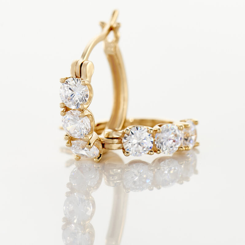 Boucles D'oreilles Plaque Or Jacotte - Spannringe Damen | OROVIVO