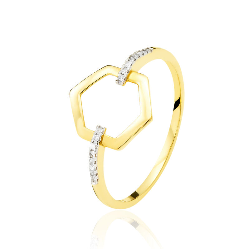 Bague Judikaelle Or Jaune Diamant - Spannringe Damen | OROVIVO