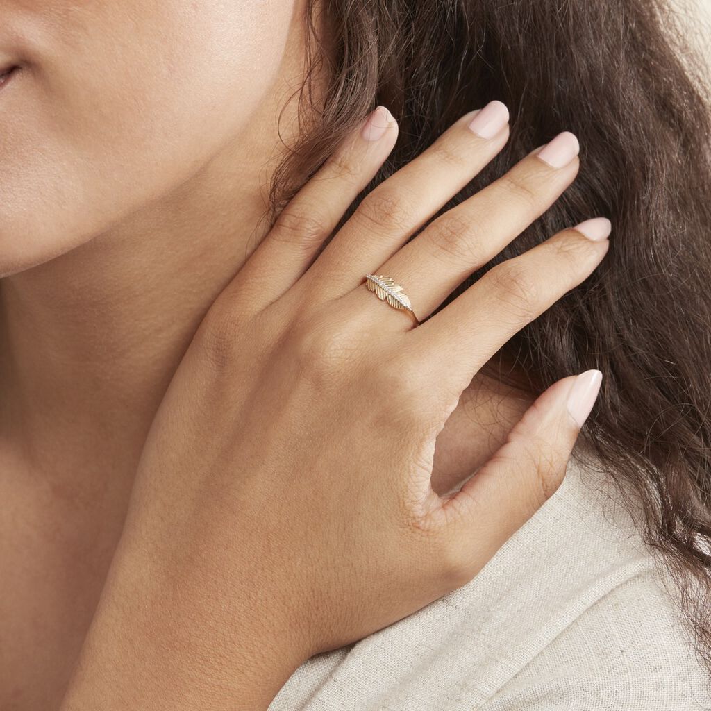 Bague Paola Or Jaune Diamant - Spannringe Damen | OROVIVO