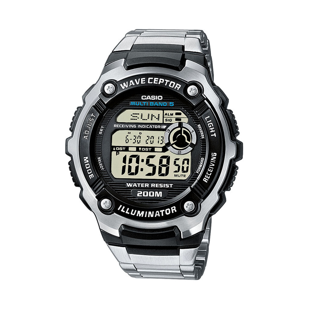 CASIO COLLECTION Herrenuhr Wave Ceptor Quarz WV-200RD-1AEF - Armbanduhren Herren | OROVIVO