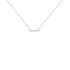 BETTE Damen Collier Silber 925 Diamant Wei&szlig; 0,01 ct Zylinder