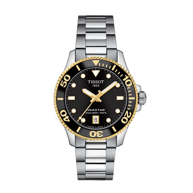 TISSOT Unisexuhr Tissot Seastar 100 T1202102105100 Quarz - Armbanduhren Unisex | OROVIVO