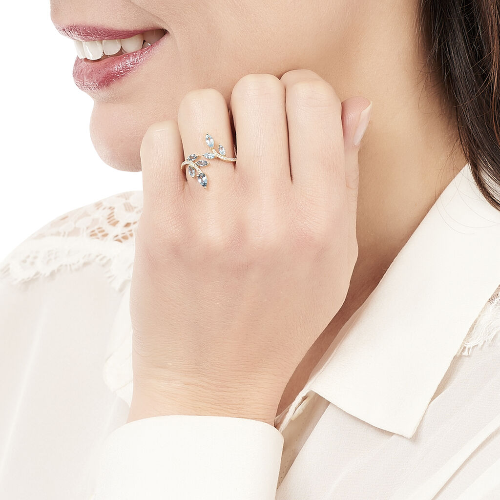 Bague Sevimae Or Jaune Topaze - Spannringe Damen | OROVIVO