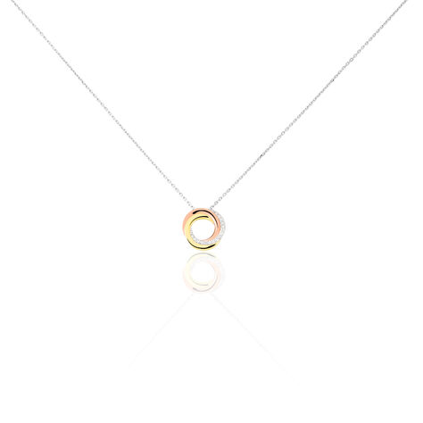 Damen Halskette Gold 375 Tricolor Diamant - Halsketten Damen | OROVIVO