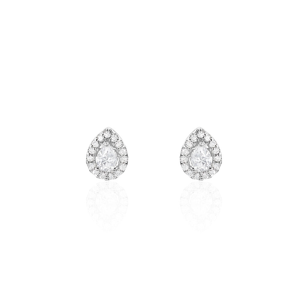 Damen Ohrstecker Silber 925 Zirkonia Elena  - Ohrstecker Damen | OROVIVO
