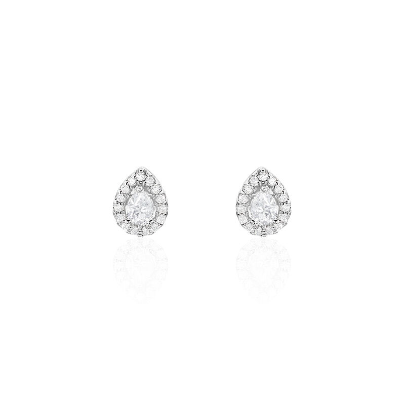 Damen Ohrstecker Silber 925 Zirkonia Elena  - Ohrstecker Damen | OROVIVO