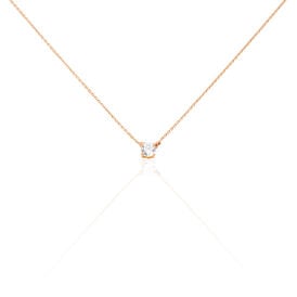 Damen Halskette Gold 375 Rosé Vergoldet Zirkonia - Ketten mit Anhänger Damen | OROVIVO