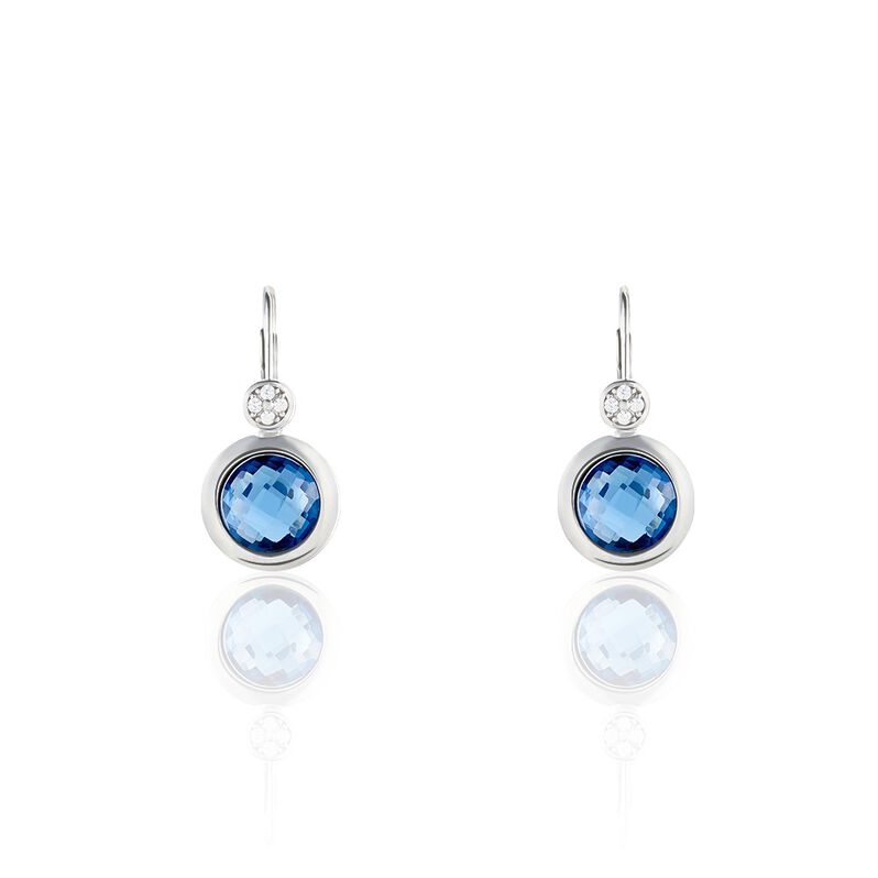 Damen Ohrhänger Silber 925 Glas - Ohrhänger Damen | OROVIVO