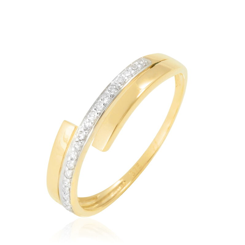 Bague Clio Or Jaune Diamant - Spannringe Damen | OROVIVO