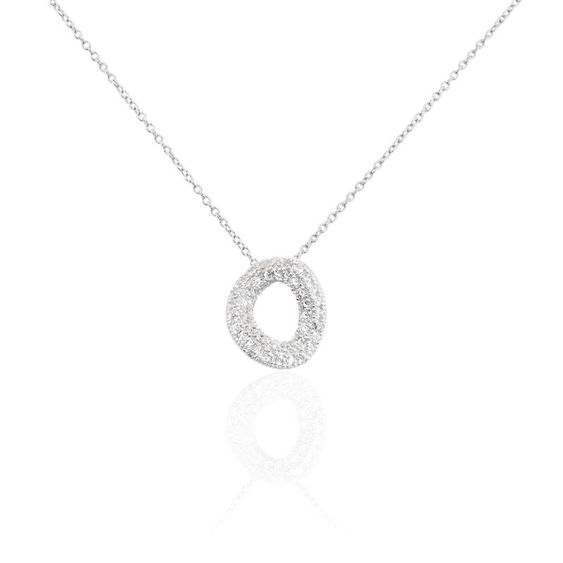 Collier Argent Irenaeus Oxydes De Zirconium - Spannringe Damen | OROVIVO