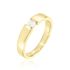Spannring Gold 375 Diamant 0,2ct  - Ringe mit Edelsteinen Damen | OROVIVO