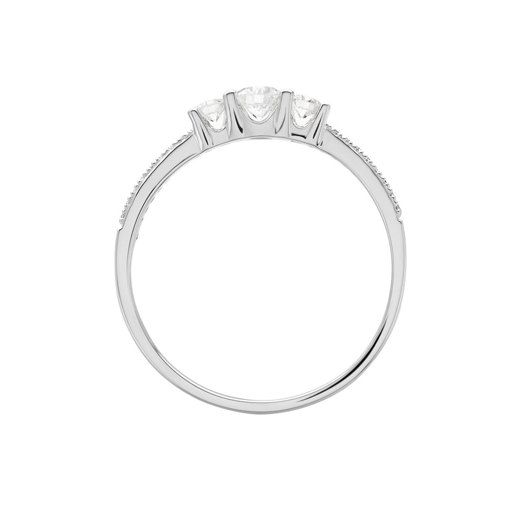 Sabina 2 Damen Ring Wei&szlig;gold 375 (9 Karat) Diamant Wei&szlig; 0,140 ct