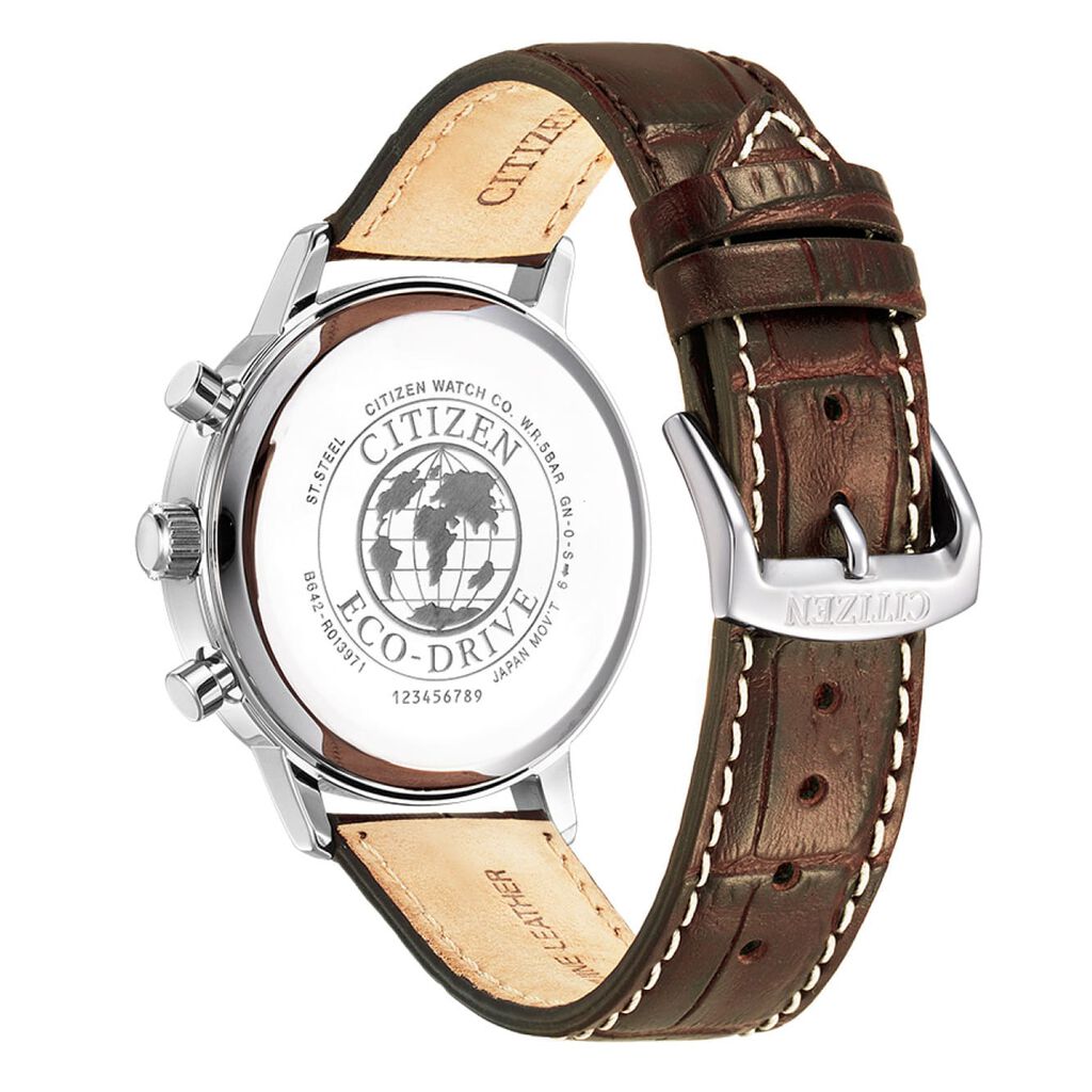 CITIZEN Herrenuhr Chrono Eco-Drive Quarz CA7061-26X