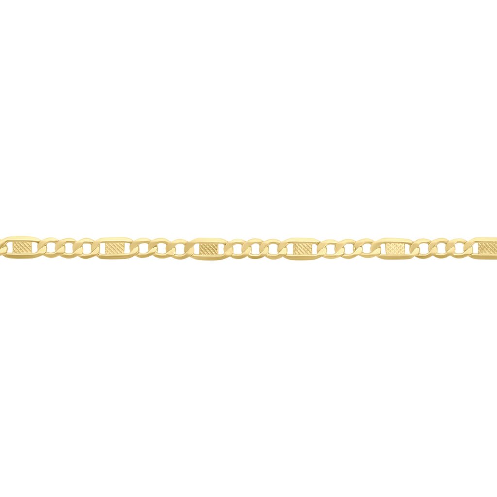 FIGARO 1/3 Unisex Kette Gold 375 (9 Karat) B 3,5 mm, Kette ohne Stein