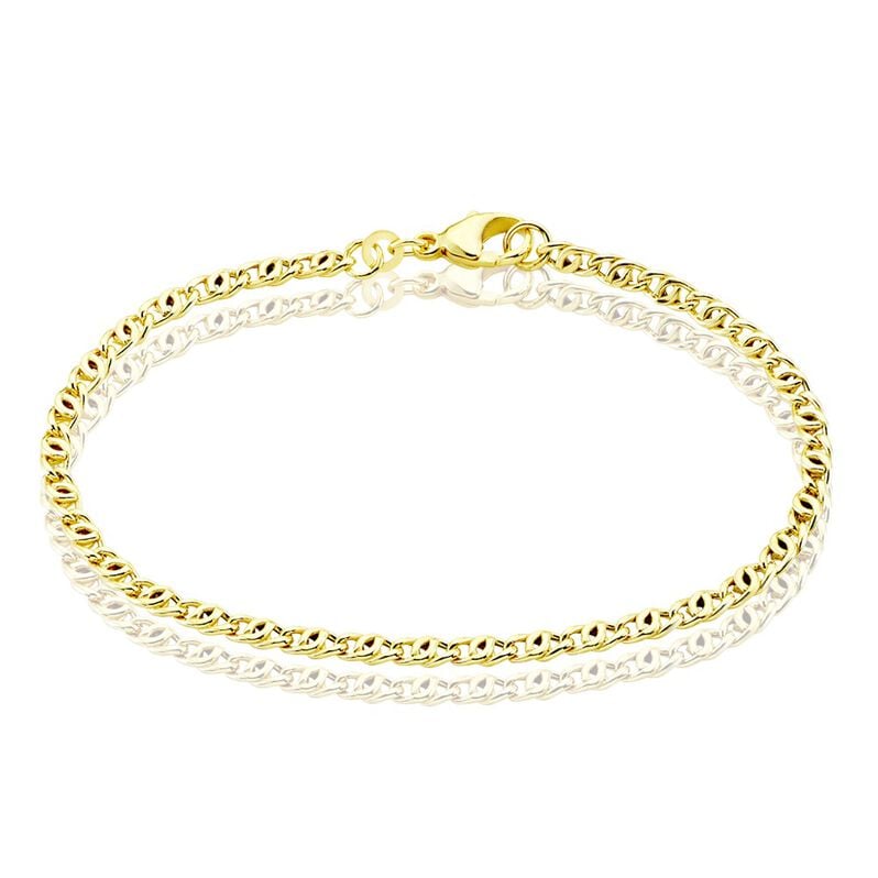 Damenarmband Panzerkette Gold 375  - Armketten Damen | OROVIVO
