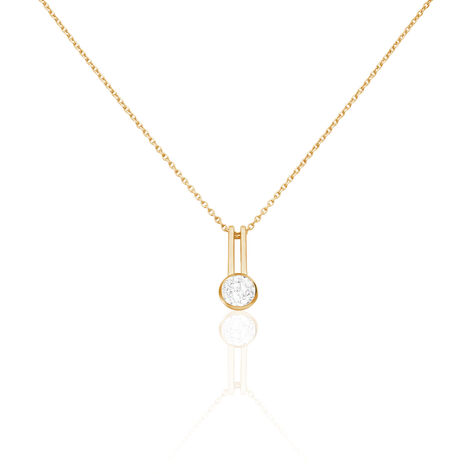 Damen Halskette Messing Gold 750 plattiert  - Halsketten Damen | OROVIVO