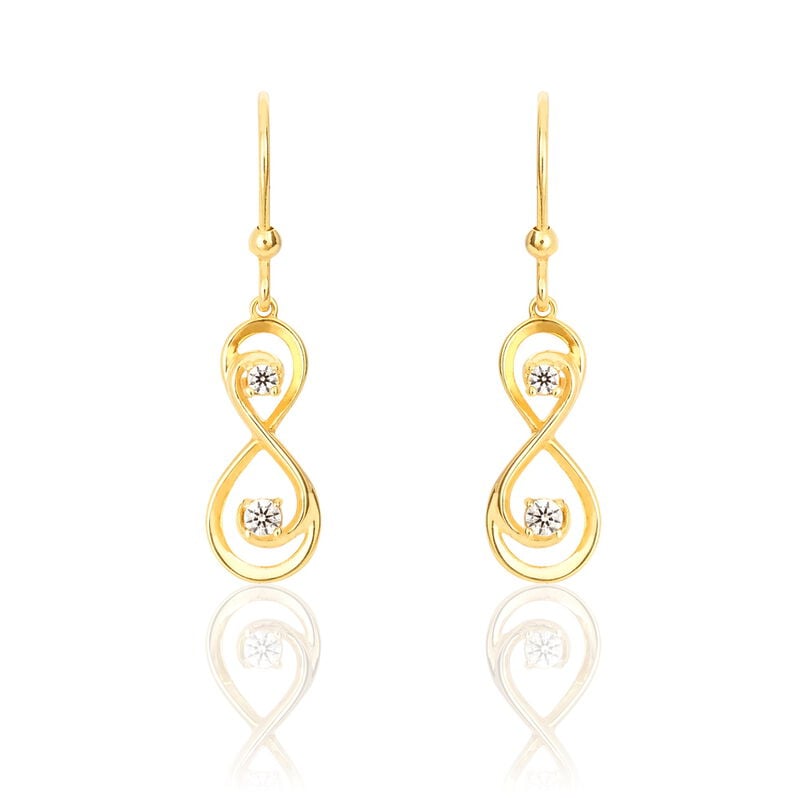Boucles D'oreilles Pendantes Or Jaune - Spannringe Damen | OROVIVO